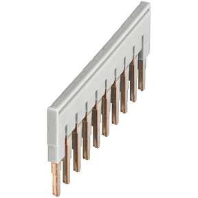 PLUG-IN BRIDGE, 10POINTS FOR 4MM*2 THERMI - Plastic Shutter - IP54 - Size: 223x223mm - RAL7035-3606480534195