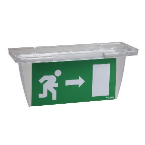 Exiway One - Prismasignal Emergency Exit Sign Kit - Ceiling Mount-3606480292576