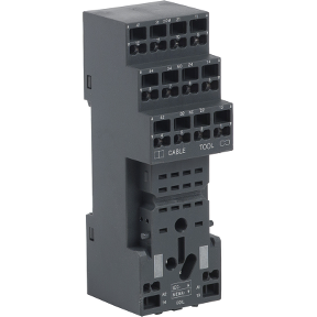 Harmony, Socket, Separate Contact, 6/12 A, Relay Type Rxm2/Rxm4, Spring Terminal Terminal-3606480566769