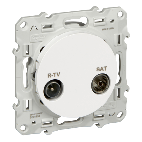 TV-SAT Socket Terminal - White-0