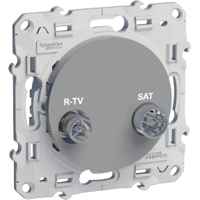 Tv/Sat Socket - Finned - Aluminum-43606480547407