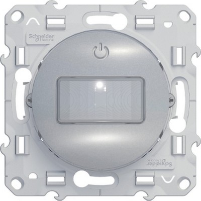 Odace Motion sensor, 10A, 3-wire, aluminum-3606480391934