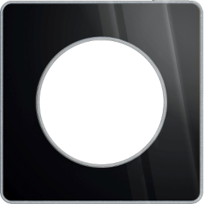 Odace - Touch - Door Frame - Single Frame - Aluminum Shiny Fum-3606480881596