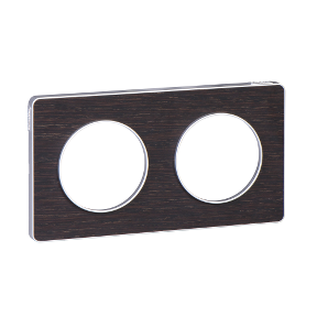 Odace - Touch - Door Frame - 2-Piece Frame H/V71 - Wooden Wenge And Aluminum Border-3606480547096