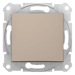 Sedna - 1 Pole Switch - 10Ax Frameless Titanium-8690495032369