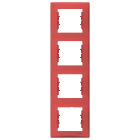 Sedna - Vertical 4 Sets Frame - Red-8690495039696