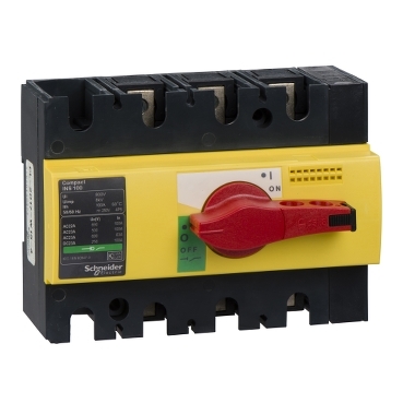 Compact, yellow-red, safety switch disconnector, INS100-3303430289241
