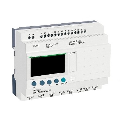 Compact Smart Relay Zelio Logic - 20 I O - 12 Vdc - Clock - Display-3389110549720