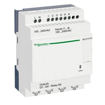 Compact Smart Relay Zelio Logic - 10 I O - 100..240 V Ac - No Clock - No Display-3389110549775