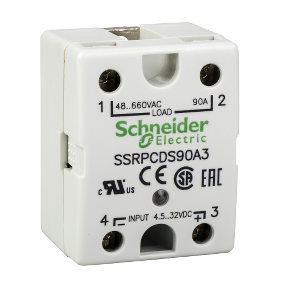 Solid State Relay - Panel Mount - Input 3-32 V Dc, Output 48-660 V Ac, 90A-3606480076381