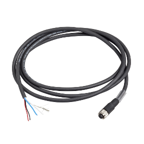 Canopen Bus Connection Cable - Straight - M12-A Female-Wire - 3M-3595864098418