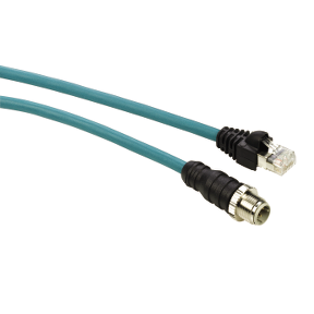 Ethernet Connexium Kablosu - M12 Konnektörü - Rj45 Konnektörü - Ip67 - 10 M-3595863887617