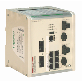 ConneXium Extended Managed Switch - 6 ports for copper + 2 ports for fiber optic multimode-3595864065533