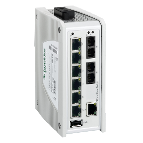 ConneXium Premium Unmanaged Switch - 7 ports for copper + 2 ports for fiber optic multimode-3606481337399