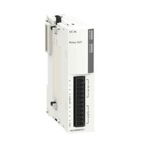 Digital I/O Module M238 - 4 Inputs 24 V Dc - 4 Output Relays - 1 Terminal Block-3595863995787