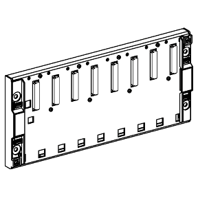 Genişletilemez Rack - Tekli Rack Yapılandırma İçin - 8 Slot - Ip20-3389110725681
