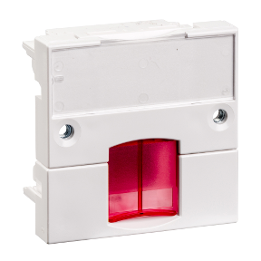 RJ45 SUPPORT PLATE 45X45 RED SHUT. - TeSys MiniVARIO Disconnector 12A-3606481205681