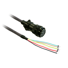 servo motor BCH16 power cable, 6G2.0, 3M, unshielded, MIL, Brake-3606489719203