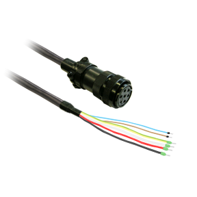 POWER CABLE 3M SHIELDED 6MM*2, BCH2 BRAK - LXM32 motor power cable-10m-3606480735752