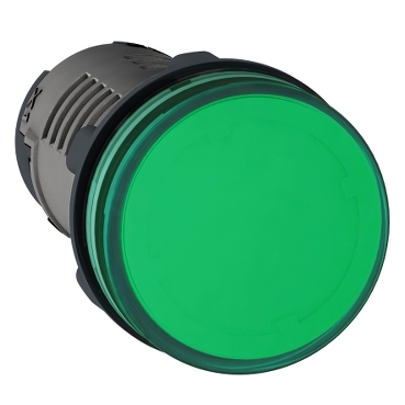 Harmony XA2 Signal Lamp with Green LED 220V AC Ø22 -3606480989117