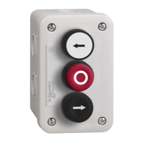 White Button Li Control Station Xal-E 1Na + Black 1Na + Red Protruding 1Nk-3389119017923