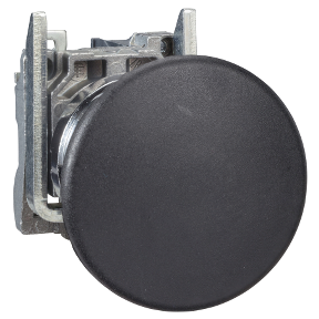 Metal Seri 22mm Yaylı buton 1NA siyah-3389118030527