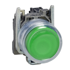 Complete Button, Harmony Xb4, Green Button Ø22 Mm, Spring Return, To Add Explanation, No. 1, Atex-3389118030510