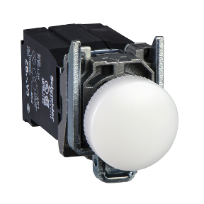 Pilot Light, Harmony Xb4, White Complete Ø22 Mm Flat Lens, Integrated Led 440...460 V-3389119039536
