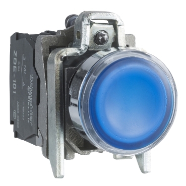 Illuminated pushbutton, blue 24VAC/DC-3389110119756