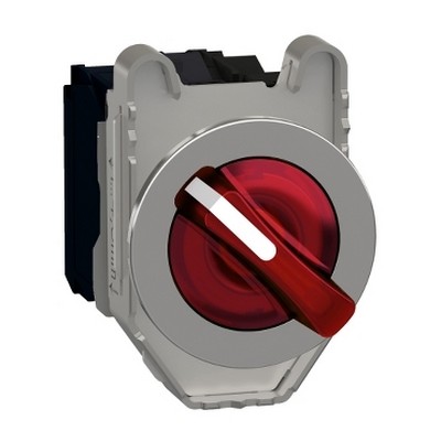 Recessed illuminated, latch button LED 230 VAC Red 1 NO+1 NK-3606489580339