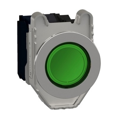 Recessed illuminated push buttons LED 24 VAC /DC Green 1 NO+1 NK-3606489580667