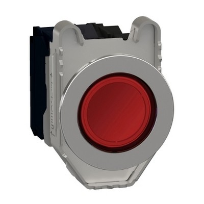 Recessed illuminated push buttons LED 24 VAC /DC Red 1 NO+1 NC -3606489580698