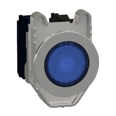 Gömülü ışıklı, yaylı butonlar LED 24 VAC /DC Mavi 1 NA+1 NK-3606489580759