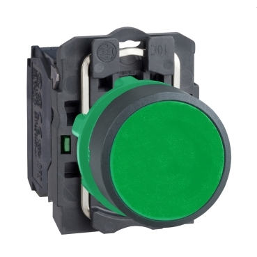 Schneider Electric yeşil buton Ø22 yaylı dönüş 1NA-3389110903409