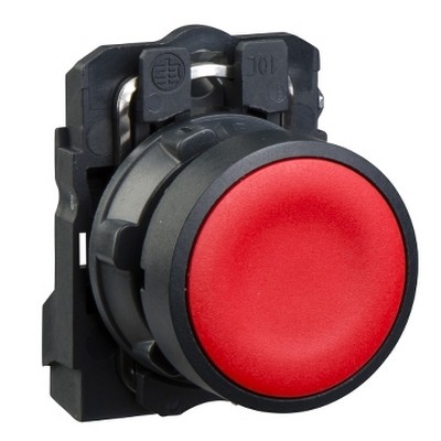 Push Button, Harmony Xb5, Red Projecting Complete Diam22 Spring Return 1 No Unmarked-3389110085129