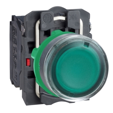 Illuminated pushbutton, green 220..240V-3389110904086