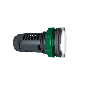Harmony Xb5, Monolithic Pilot Light, Plastic, White, Ø22, Flat Lens with Integrated Led, 24 V Ac/Dc-3389119041317
