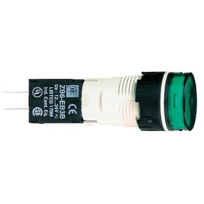 12...24V red signal lamp with integrated LED Ø16-3389110764499