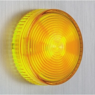 Round signal lamp Ø 22 - yellow - integrated LED - 24 V-3389110839746