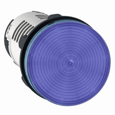 Round signal lamp Ø 22 - blue - integrated LED - 230..240 V-3389119021913