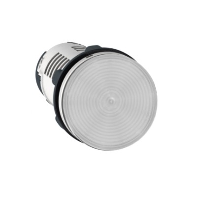 Round signal lamp Ø 22 - colorless - integrated LED - 24 V-3389119041201