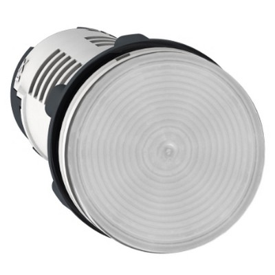 Round signal lamp Ø22 - colorless - entgr LED - 230..240 V-13389119041222