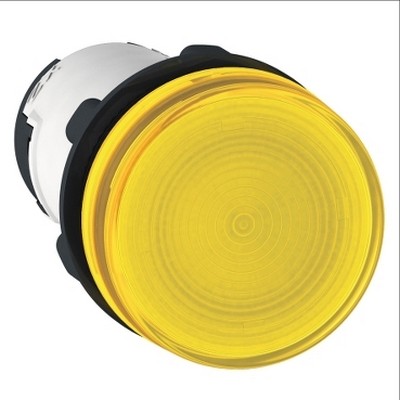 Round signal lamp Ø 22 - yellow - BA 9s - <= 250 V-3389110839609