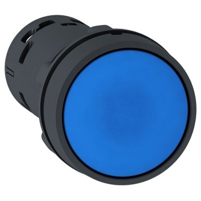 Button Ø 22 - blue 1NO + 1NC-3606480470219