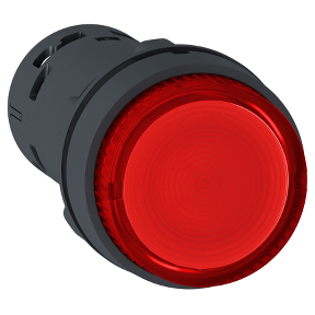 Işıklı buton, kalıcı, kırmızı, 230VAC-3606480470448