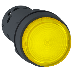 Illuminated pushbutton, permanent, yellow, 230VAC-3606480470615