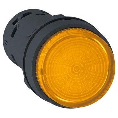 Illuminated pushbutton with LED Ø 22 - orange 1NA-3606480470868