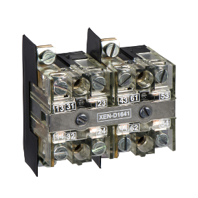 Spring Return Contact Block - 1 Ak + 1 Na - Front Mount, 30 Mm Center-3389110607765