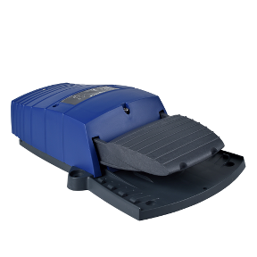 Harmony Xpe, Single Foot Pedal, Plastic, Blue, Without Cover, 2 Steps, 2 Contacts 1 Nc+No, Ip66-3389110166323