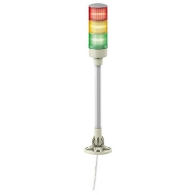 IP40 With Horn Red & Yellow & Green φ60mm Monoblock Illuminated Columns 24V AC/DC LED Fixed Light-3606480390197
